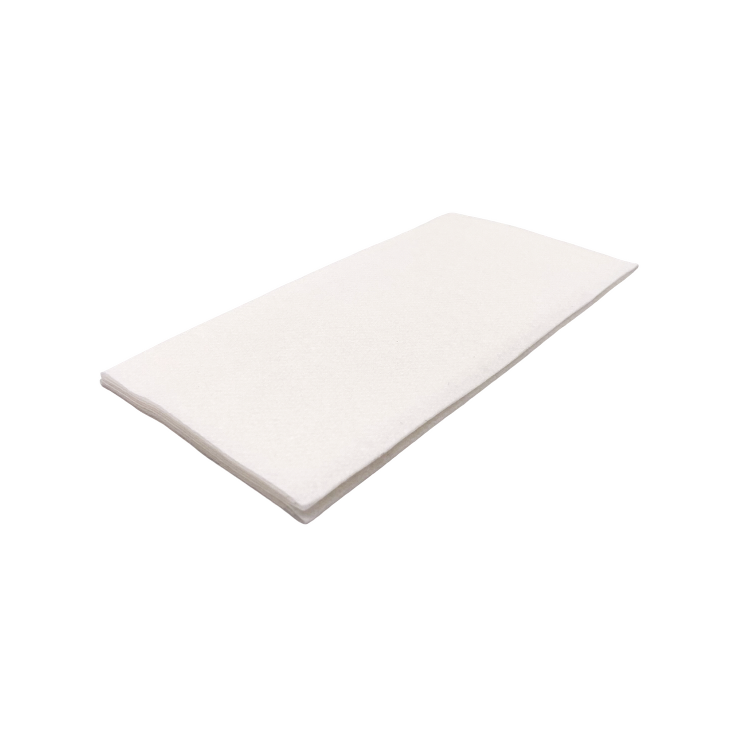 La 1/8e - Serviette Airlaid Blanche Pliée 1/8