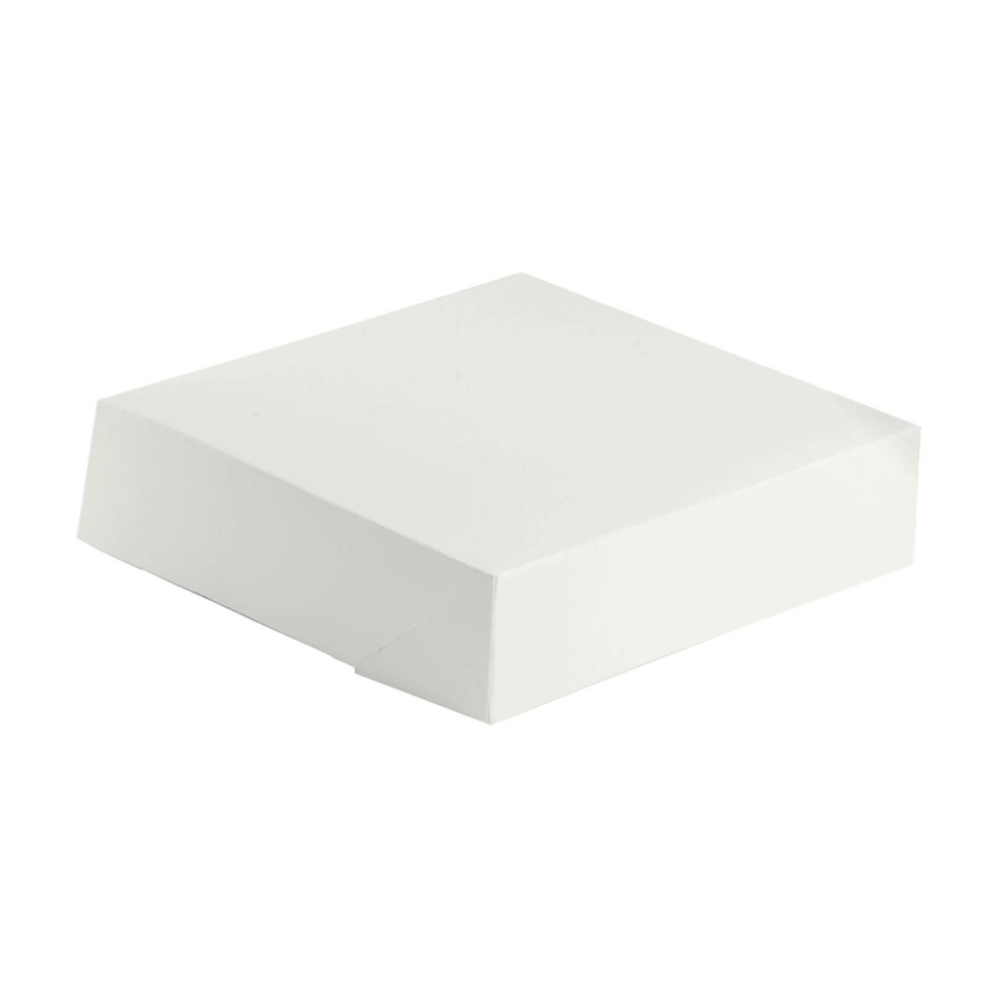 Boîte pâtissière blanche - Hauteur 5 cm
