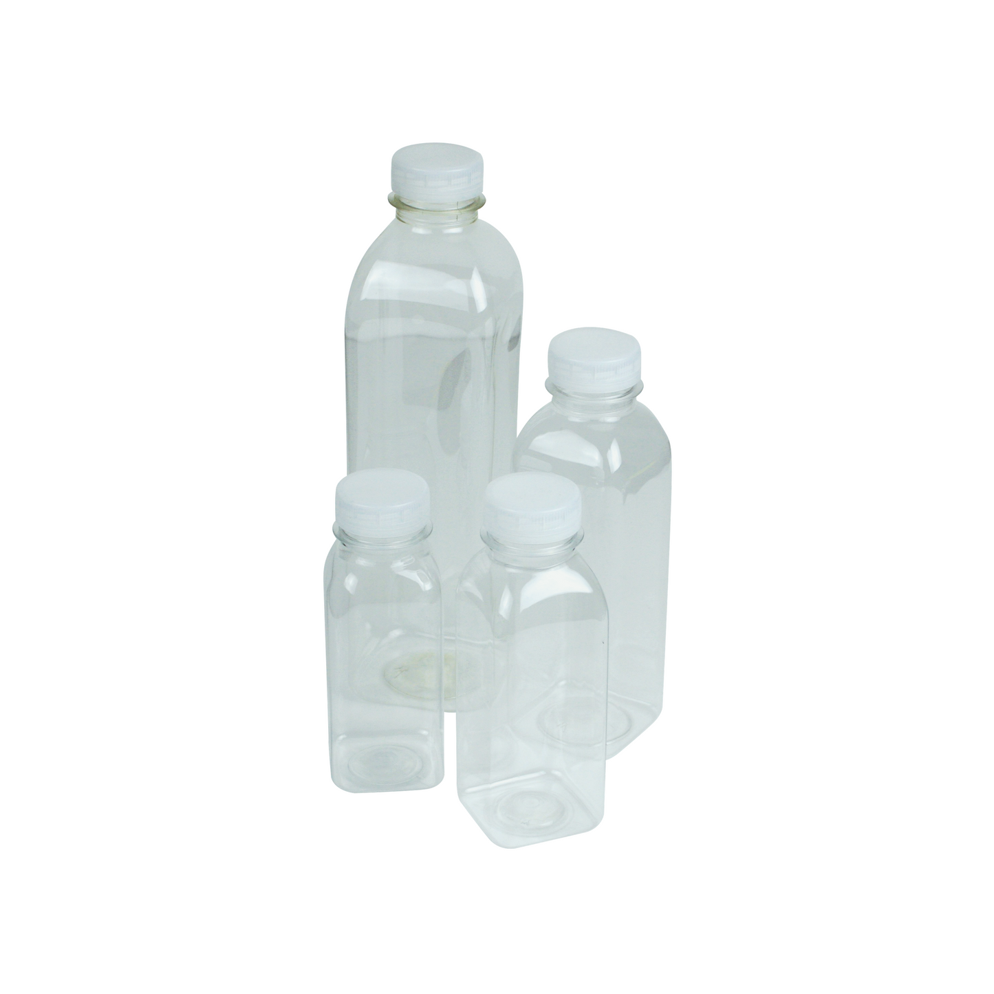 Bouteille carrée pré-bouchonnée CARA GREEN