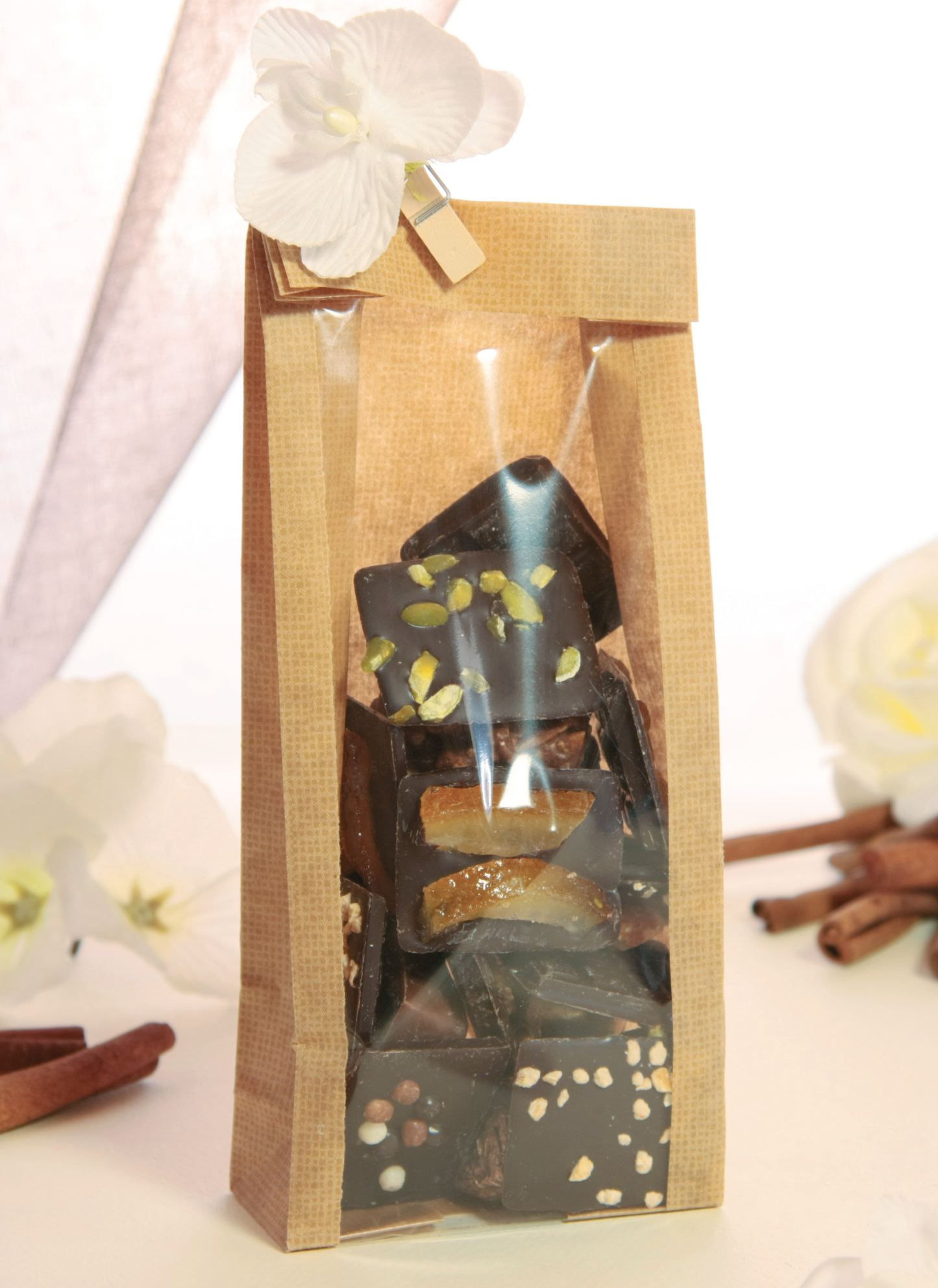 Sachet SOS à Confiserie façon toile de jute