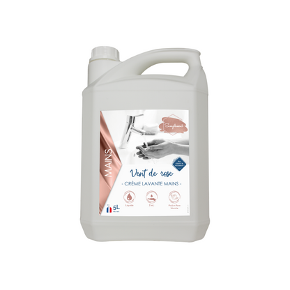 Crème lavante mains "Vent de Rose"