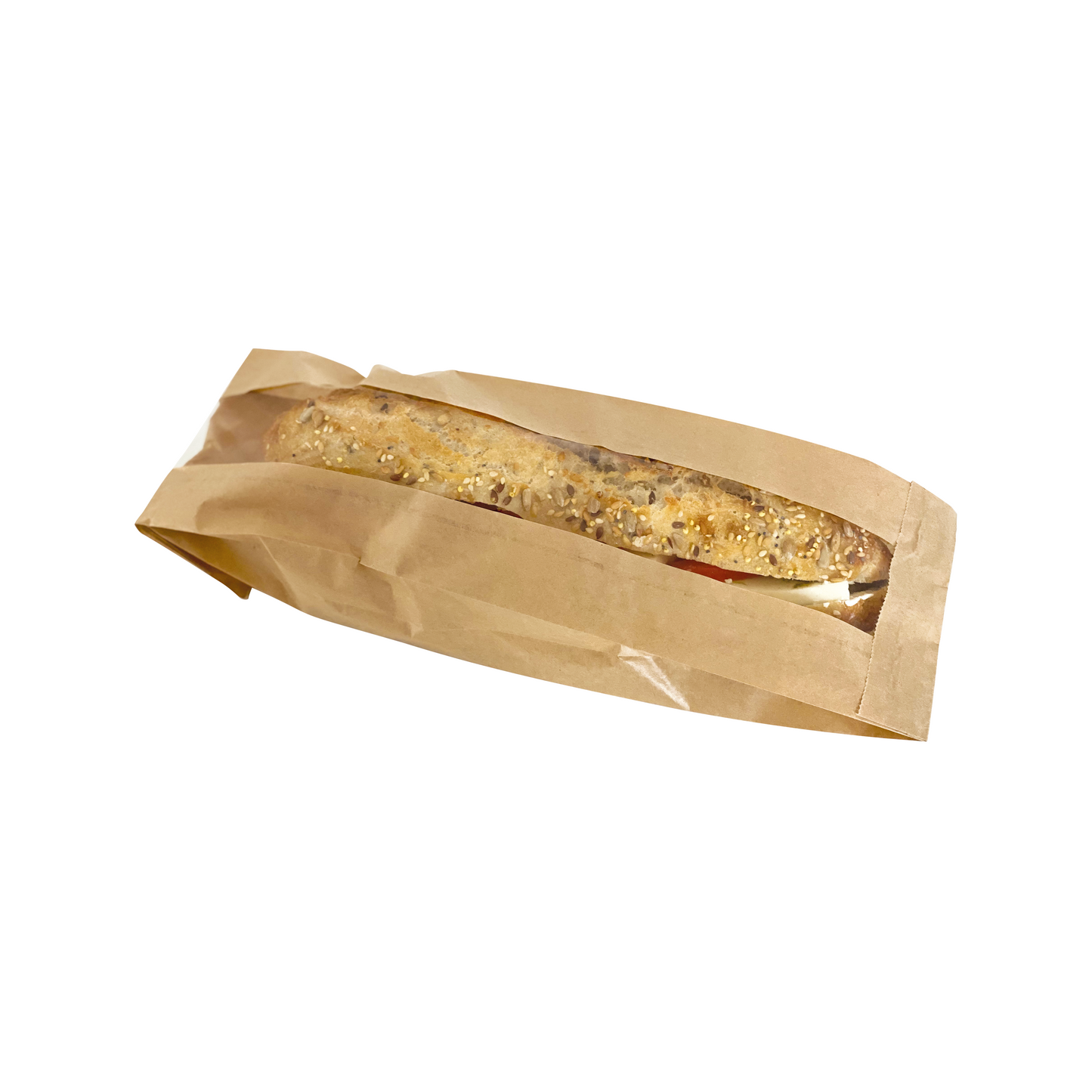 Sachet Sandwich Kraft à Fenêtre